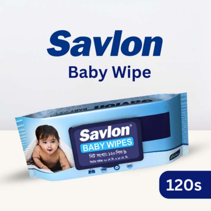 Savlon Baby Wipes 120's Pack