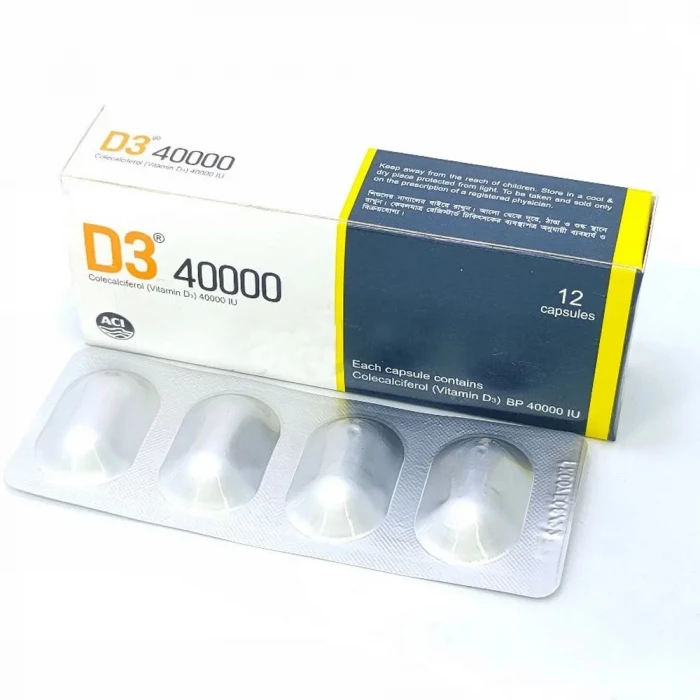 D3 40000 IU Capsule 4pcs