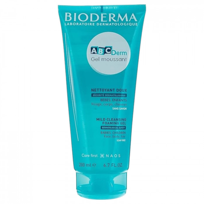 Bioderma ABCDerm Mild Foaming Cleanser (For Babies & Children Face, Body, Hair) 200 ml Country of origin : India