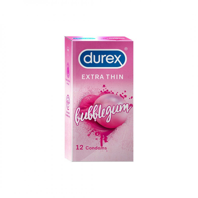 Durex Extra Thin Bubblegum Condom 12's - Buy Online in Bangladesh | ePharma