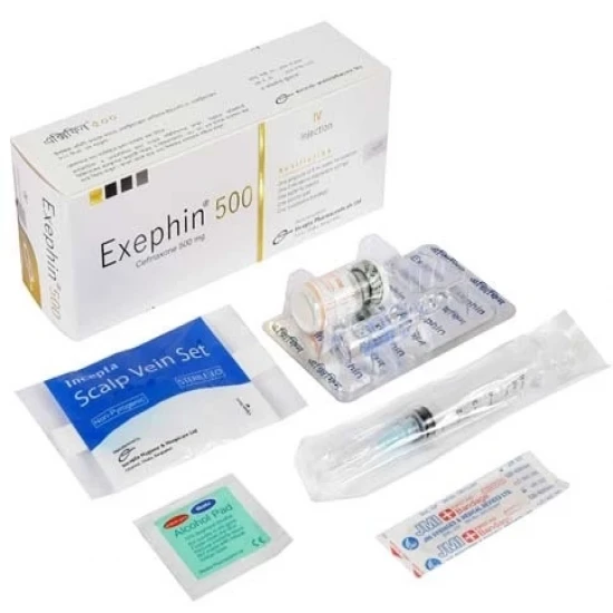 Exephin 500 mg IV