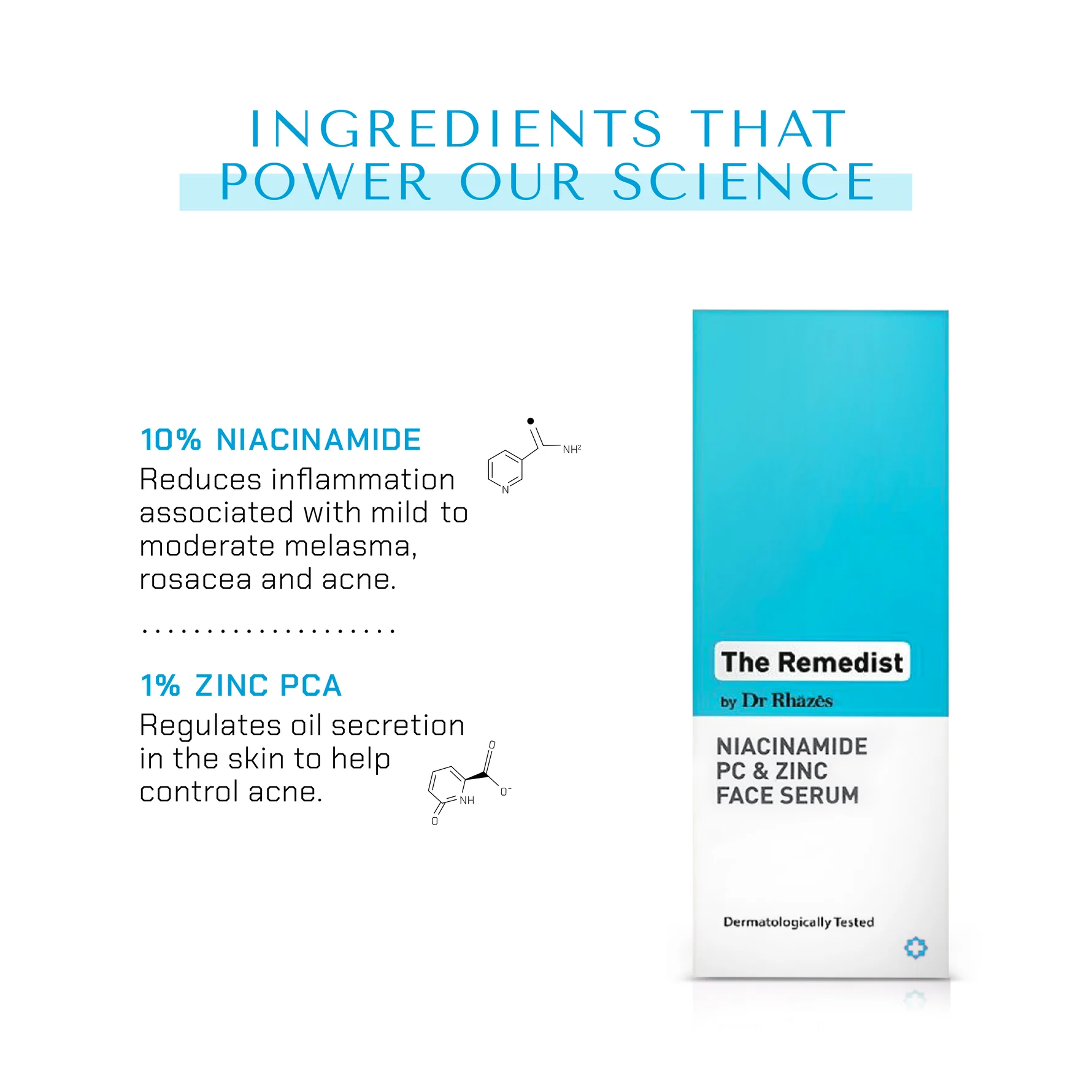 The Remedist by Dr Rhazes Niacinamide PC & Zinc Face Serum - Buy Online in Bangladesh | ePharma