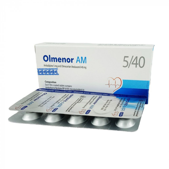 Olmenor AM 5/40 Tablet 1 Strip