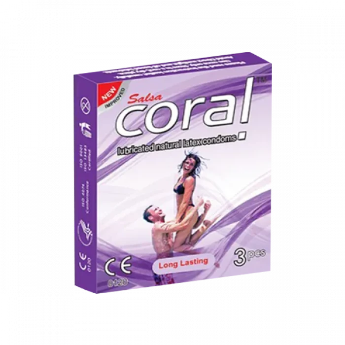 Coral Condom Long lasting 1 Packet