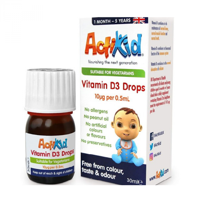 ActiKid Vitamin D3 Drops 30ml