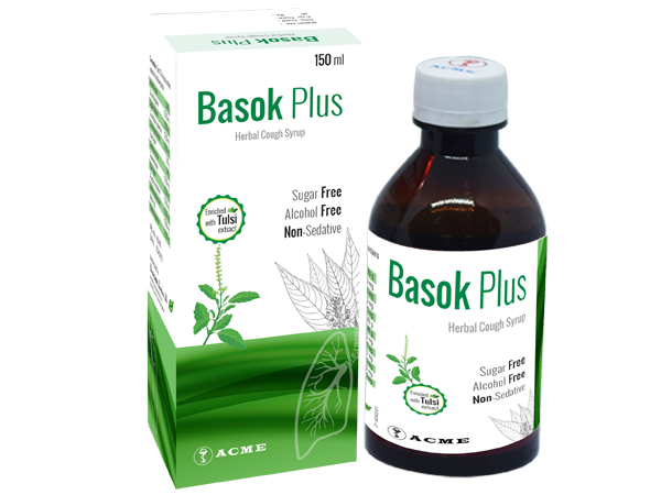 Basok Plus Herbal Cough Syrup 150ml - Buy Online in Bangladesh | ePharma