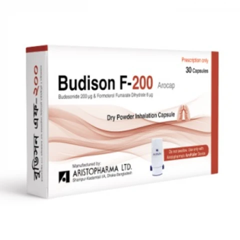 Budison F 200mcg+6mcg Arocap 1 Strip