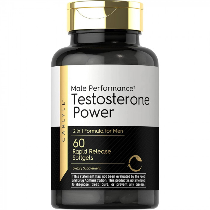 Carlyle Testosterone Power for Men, 60 Softgels | USA