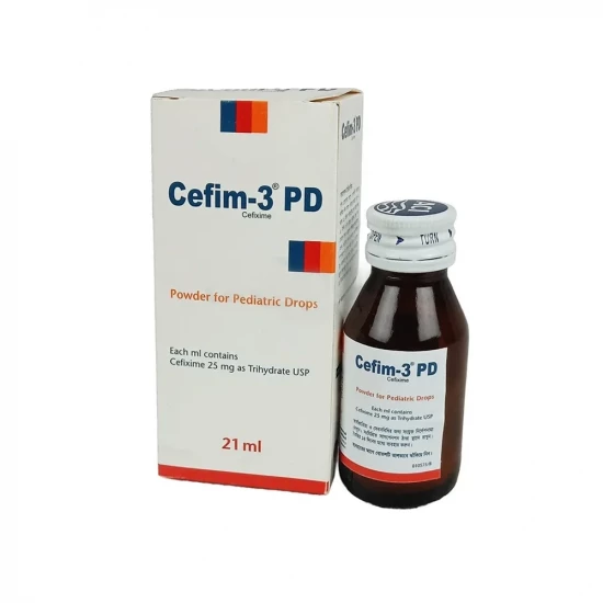 Cefim-3 Powder For Pediatric Drops | 21ml Bottle