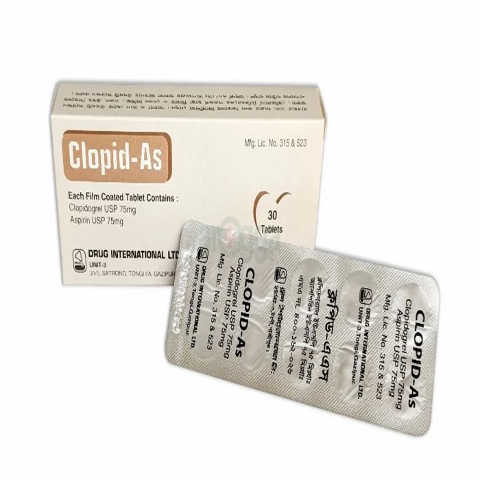 Clopid-As (75mg+75mg) Tablet