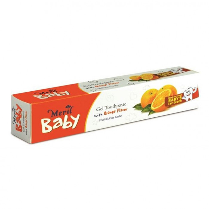 Meril Baby Gel Orange Toothpaste, 45gm