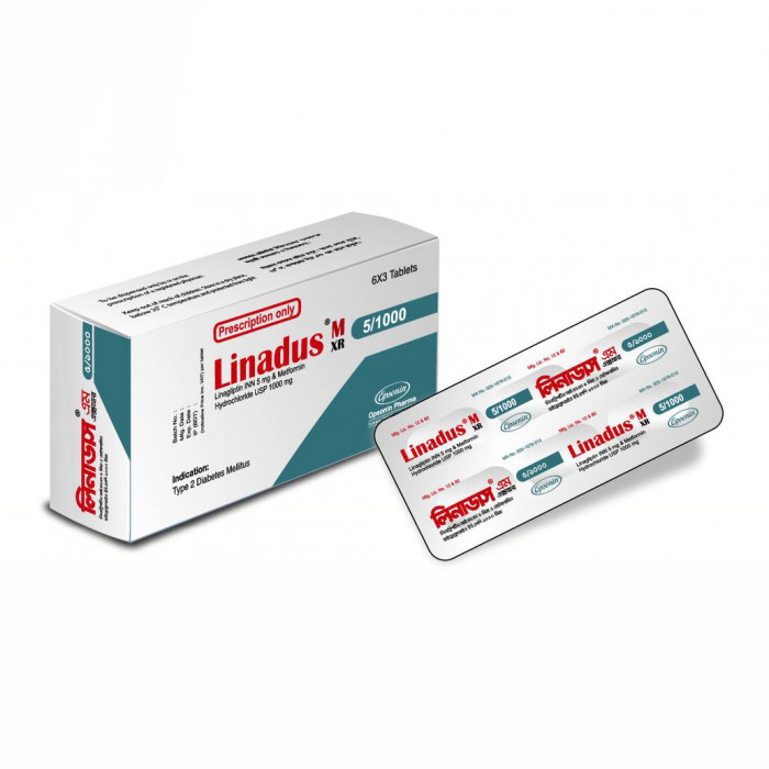 Linadus M XR 5/1000mg Tablet 1 Strip