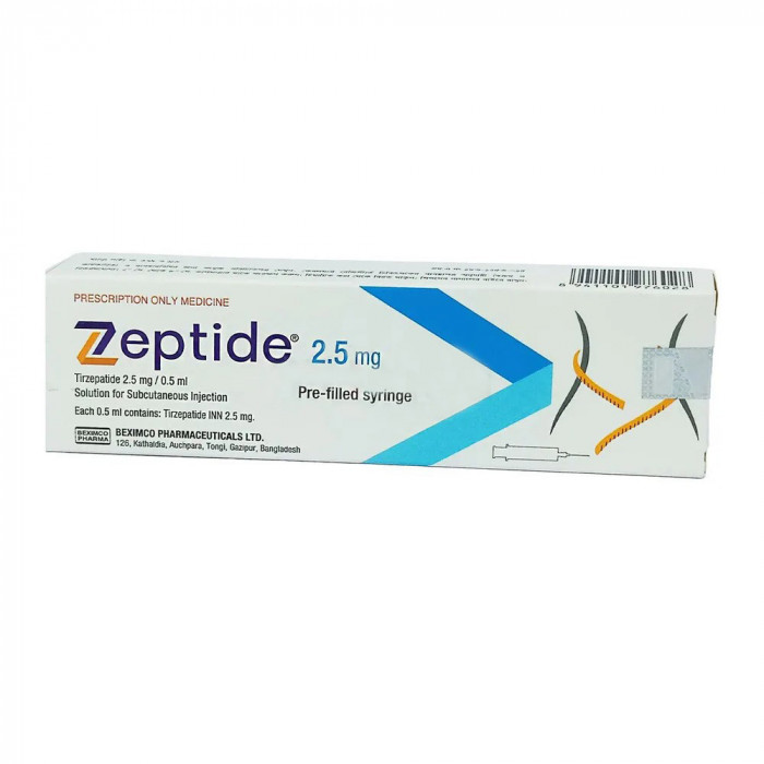 Zeptide 2.5mg/0.5ml Pre-filled Syringe