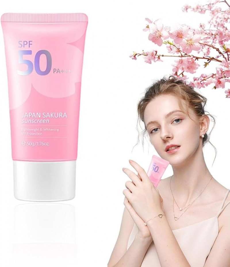 Laikou Japan Sakura Sunscreen SPF50 PA+++ 50g - Buy Online in Bangladesh | ePharma