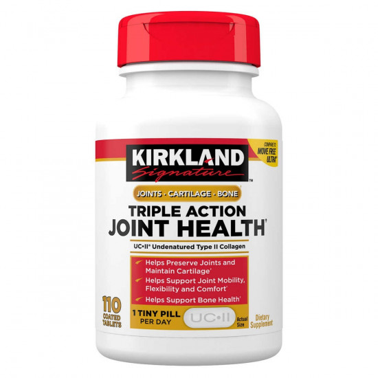 Kirkland Signature Triple Action Joint Health Supplement | 110 tablets