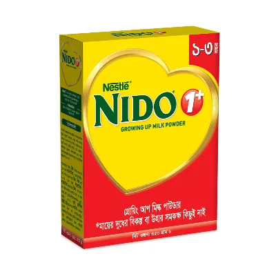 Nestle Nido 1+ Growing Up Milk Powder (1-3 years) 350g Box - Buy Online in Bangladesh | ePharma