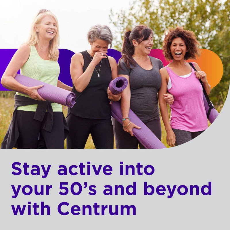 Centrum Silver Women's Multivitamin for Women 50 and Over, 65 Tablets - Buy Online in Bangladesh | ePharma