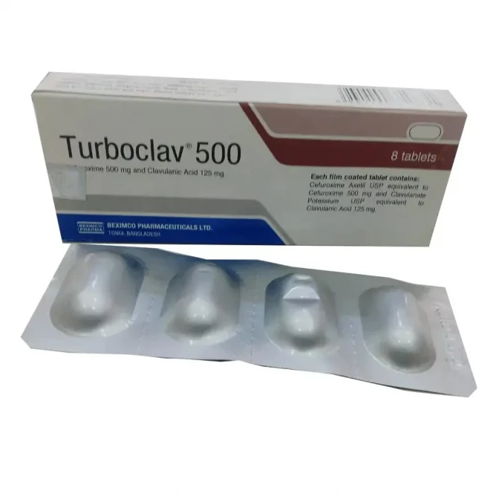Turboclav 500mg 4pcs Tablet