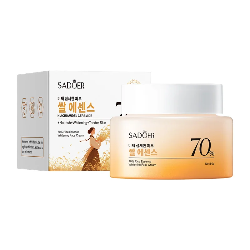 Sadoer 70% Rice Essence Whitening Face Cream with Niacinamide Ceramide 50g - Buy Online in Bangladesh | ePharma