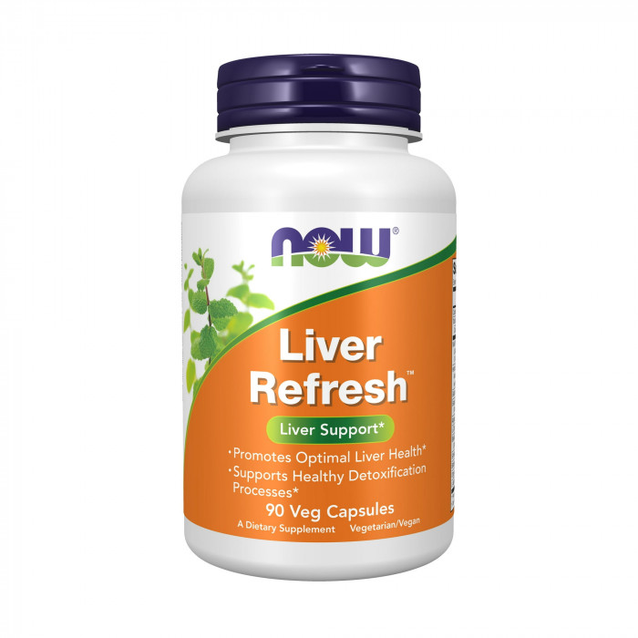 Now Food Liver Refresh, 90 Veg Capsule | USA