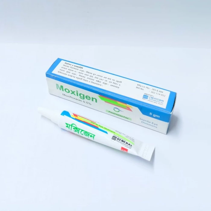 Moxigen Ophthalmic Ointment 5gm Tube