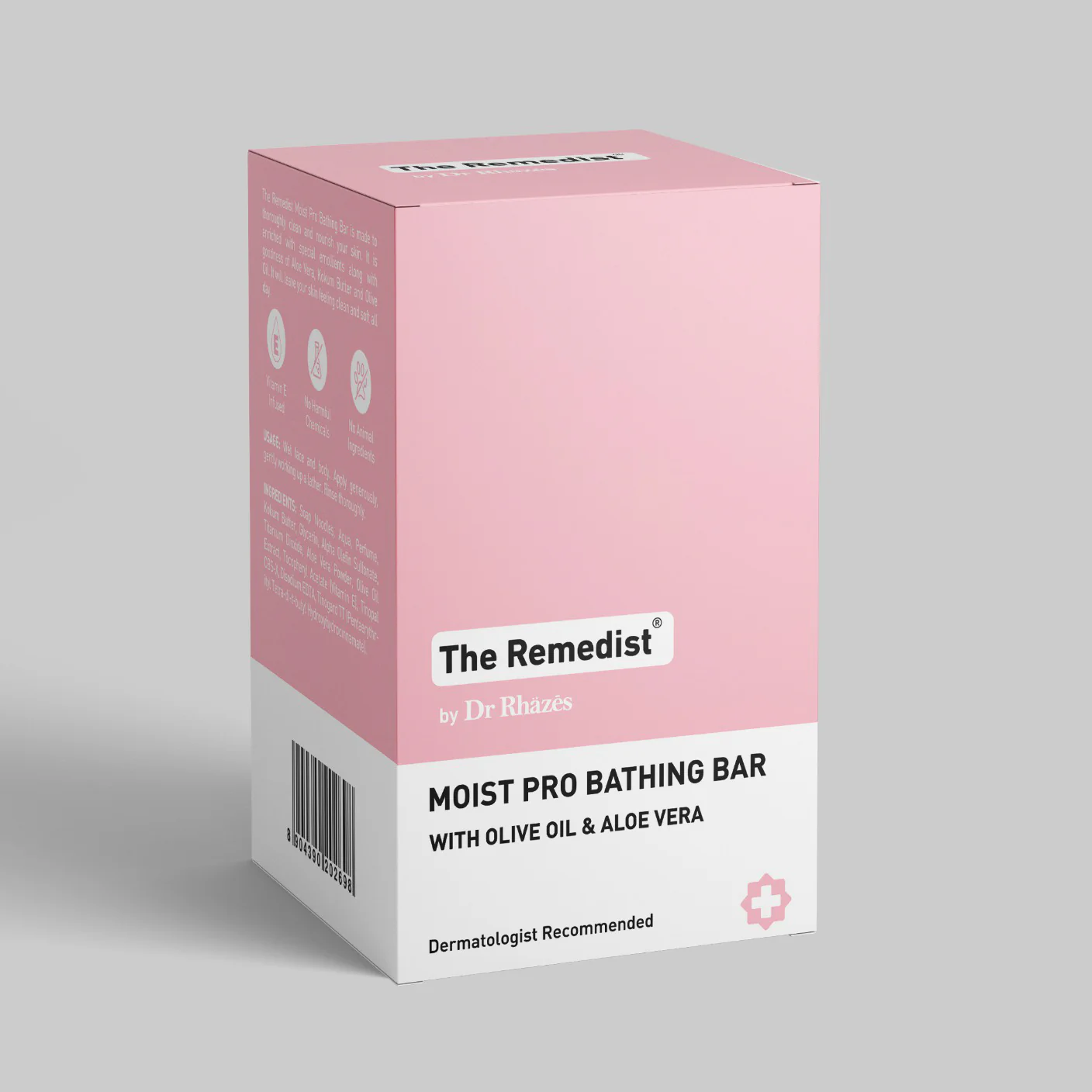 The Remedist by Dr Rhazes Moist Pro Bathing Bar 100gm - Buy Online in Bangladesh | ePharma