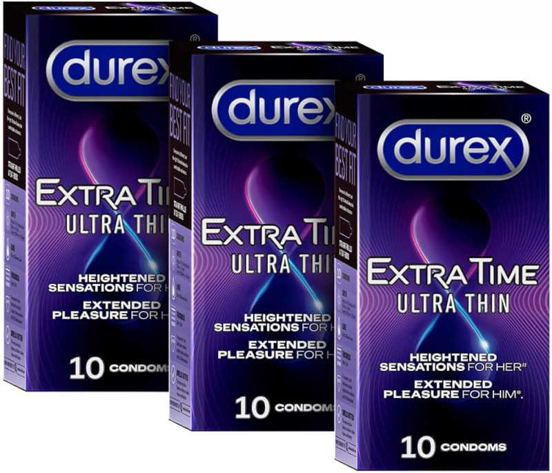 Durex Extra Time Ultra Thin Condom 10's Pack - Buy Online in Bangladesh | ePharma