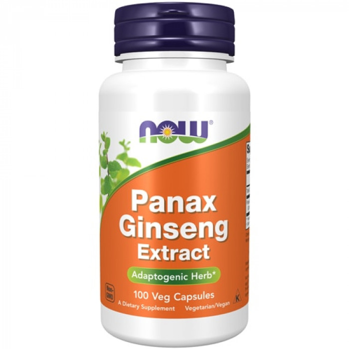 NOW Foods Panax Ginseng (Root) 500 mg, 100 Veg Capsules | USA