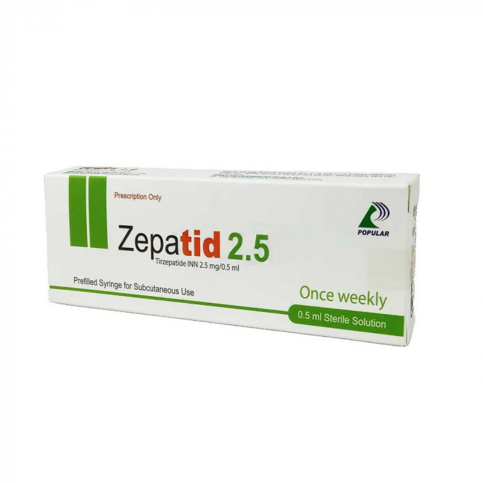 Zepatid 2.5 Prefilled Syringe For Subcutaneous Use