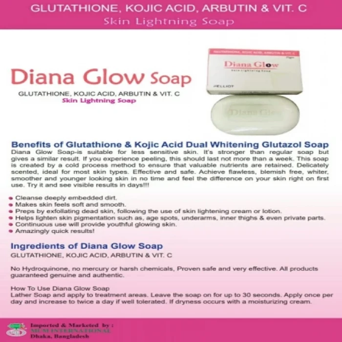 Elliot Diana Glow Skin Lighting Soap 75gm