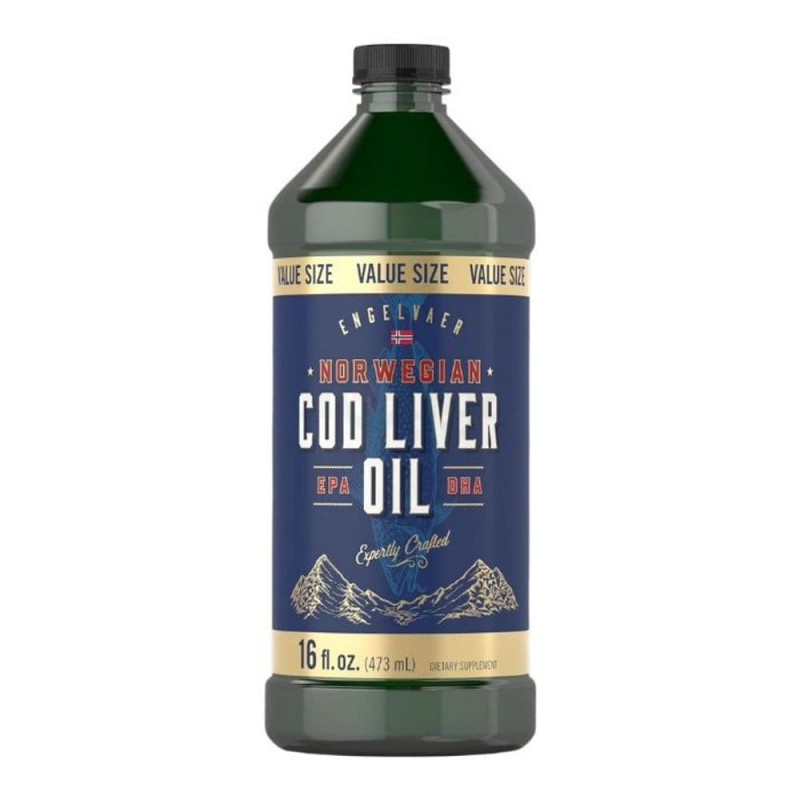 Carlyle Engelvaer Norwegian Cod Liver Oil EPA DHA 16FL OZ 473ml - Buy Online in Bangladesh | ePharma