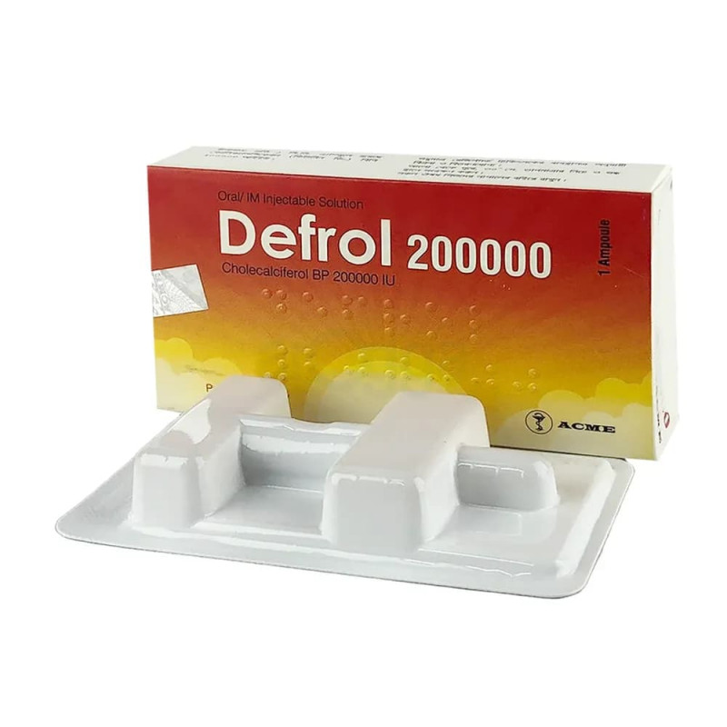 Defrol 200000IU/ml (Oral & IM) Injectable Solution - Buy Online in Bangladesh | ePharma