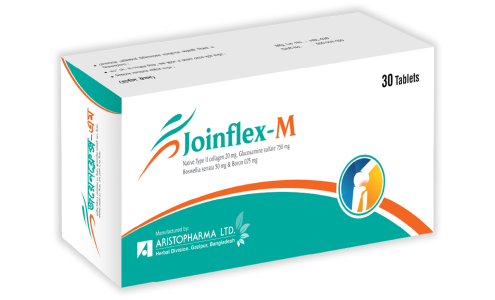 Joinflex M 20mg+750mg+50mg+0.75mg Tablet