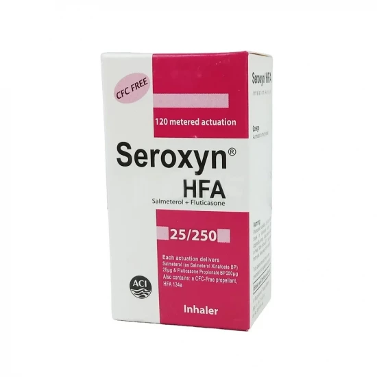 Seroxyn HFA 25/250 Inhaler | 120 Metered Actuation