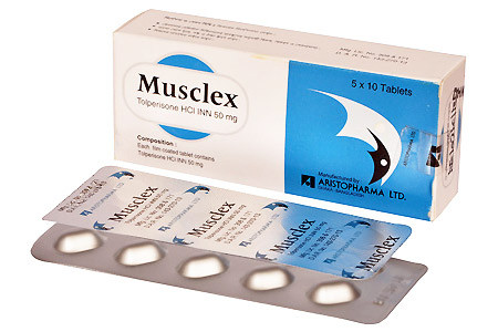 Musclex 50mg Tablet 1 Strip - Buy Online in Bangladesh | ePharma