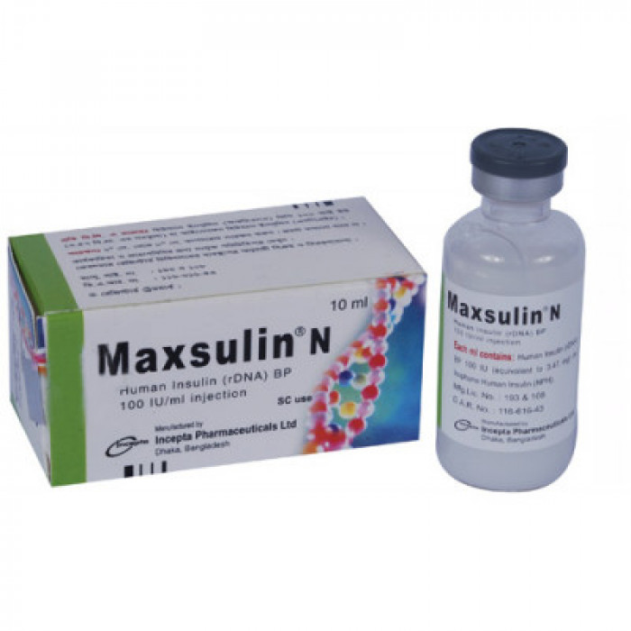 Maxsulin N 100 IU 10ml