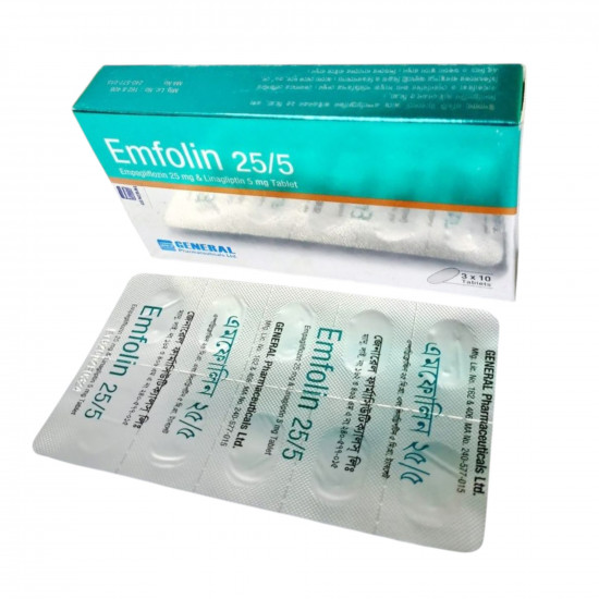 Emfolin 25/5mg Tablet
