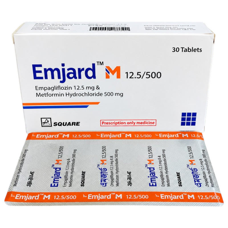 Emjard M 12.5/500mg 10pcs - Buy Online in Bangladesh | ePharma