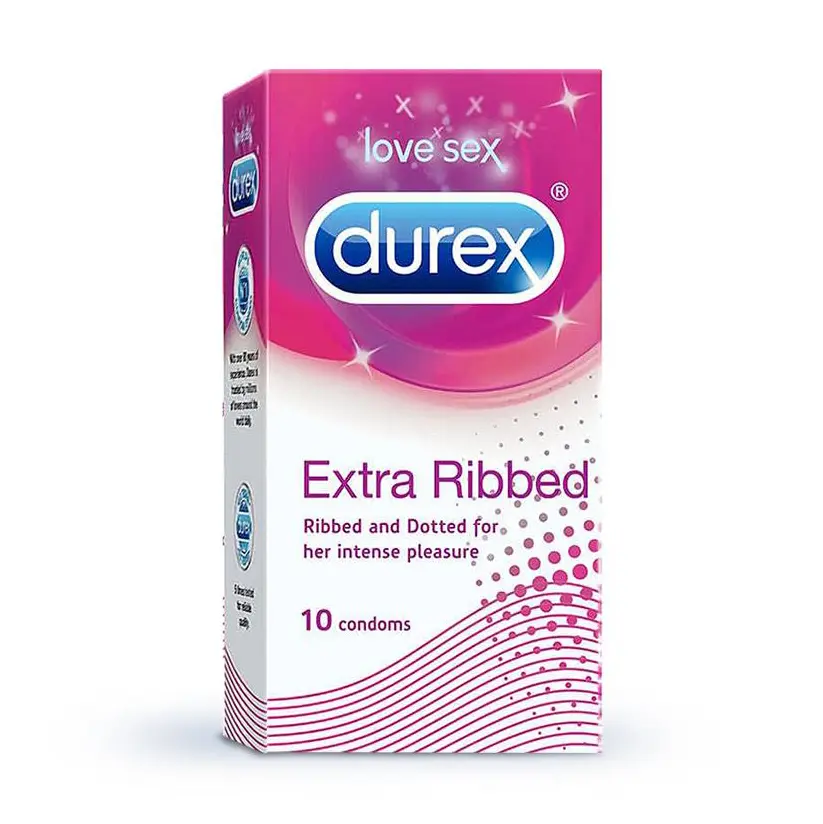 Durex Extra Ribbed Condom | 10's Pack - Buy Online in Bangladesh | ePharma