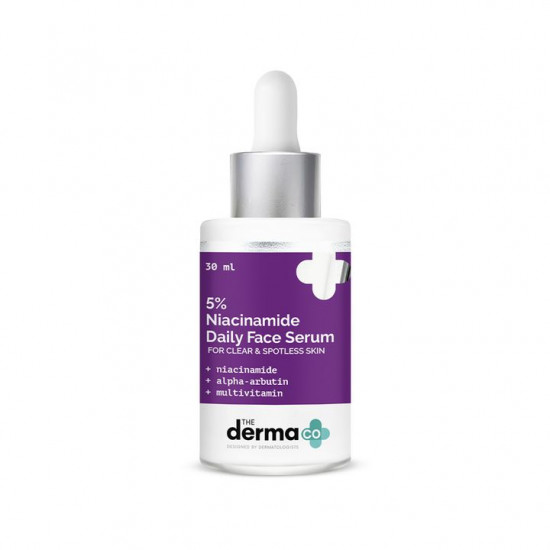 The Derma Co 5% Niacinamide Daily Face Serum For Clear & Spotless Skin | 30ml