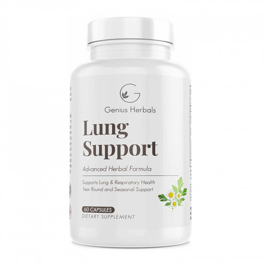 Genius Herbals Lung Support | 60 Capsules