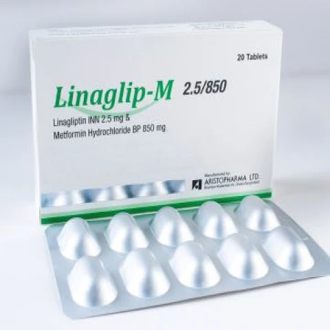 Linaglip M 2.5/850mg Tablet 1 Strip