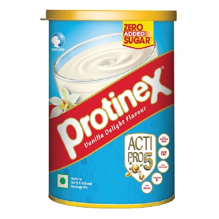 ProtinexVanilla Delight, Nutritional Drink Mix, For Adults with High protein & 10 Immuno Nutrients, 250g, India