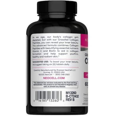NeoCell Grassfed Collagen Peptides 6000 mg with Vitamin C & Biotin (180 Tablets) - Buy Online in Bangladesh | ePharma