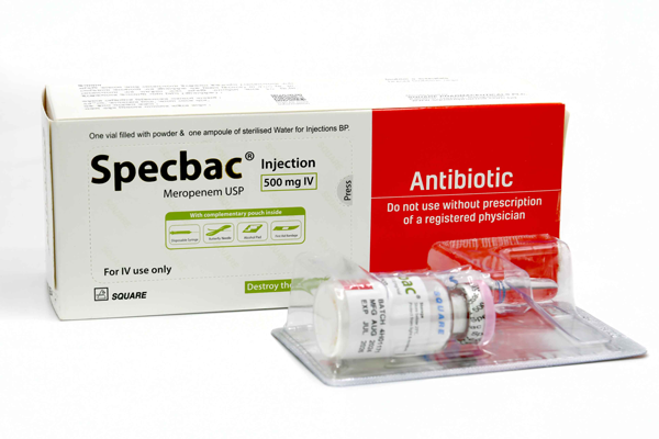 Specbac 500mg IV Injection - Buy Online in Bangladesh | ePharma