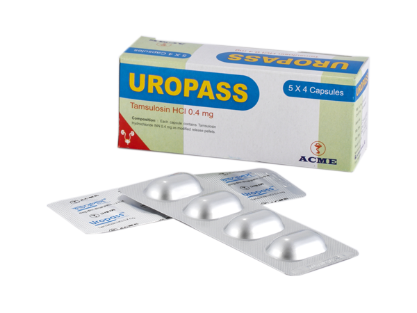 Uropass 0.4mg Capsule 1 Strip