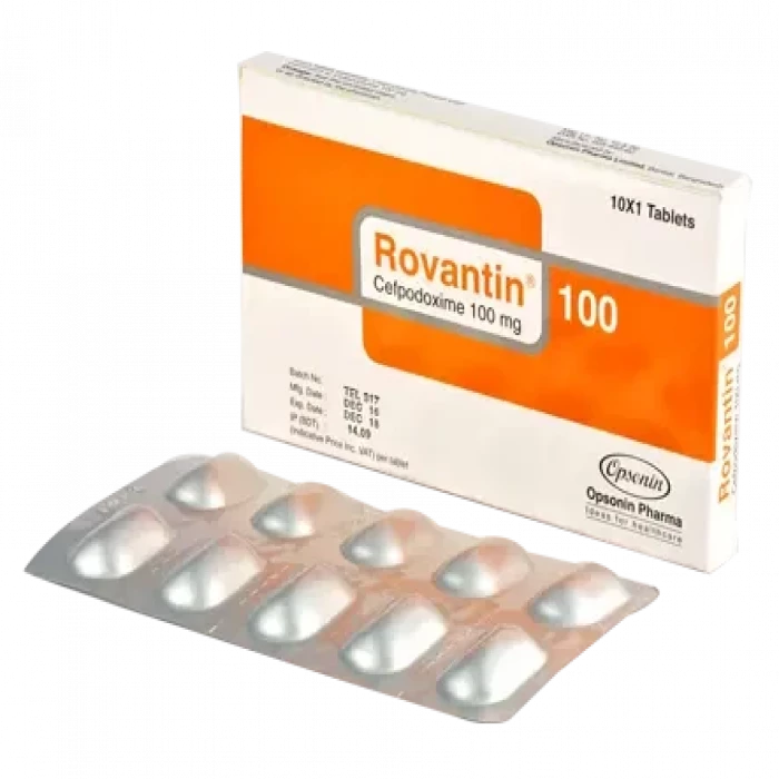 Rovantin 100mg Tablet 1 Strip