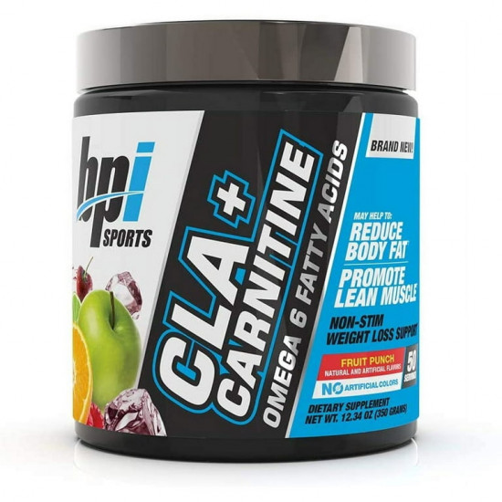 BPI CLA+Carnitine, Fruit Punch, 50 Serving