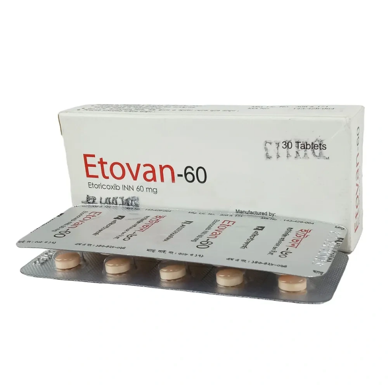 Etovan 60mg Tablet 1 Strip - Buy Online in Bangladesh | ePharma