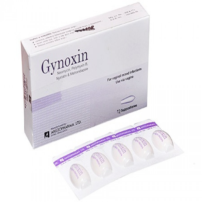 Gynoxin Vaginal Suppository 6 Pcs